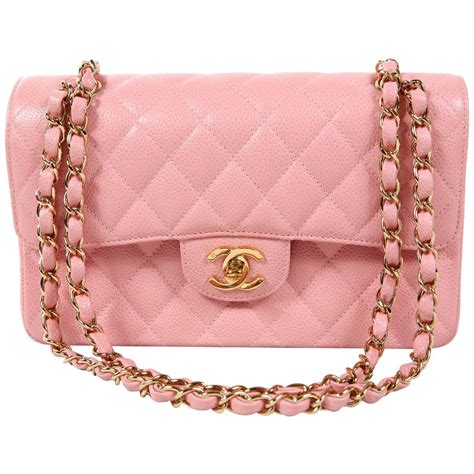 chanel pink caviar classic flap 23cm|Flap Bags .